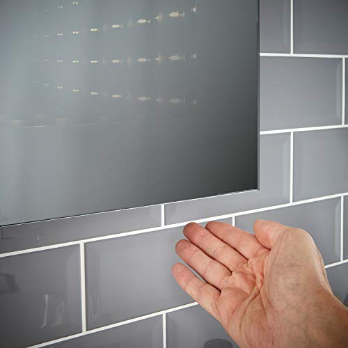 Pebble Grey™ Imogen Infinity Mirror Illuminated LED Bathroom Mirror | 600 x 800mm | Motion Sensor Switch | 10 Year Guarantee…