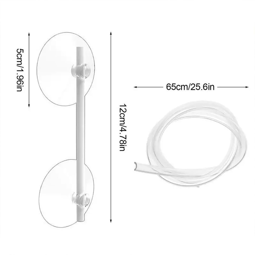 DIYBravo Aquarium Floating Plant Corral, Fish Feeding Ring Can Adjust Height With Water - Image 2