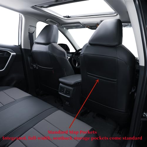 Image of coverdream Seat Covers Custom Fit for Toyota 2019-2025 RAV4,Non-Hybrid