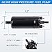 JDMSPEED New Universal Inline High Pressure Fuel Pump 12V Gasoline Fuel Injection Pump Replacement 0580464070 0580453911 0580463017 0580464023