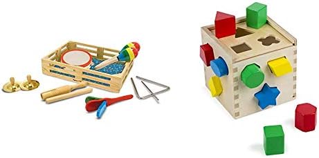 Melissa & Doug Band-in-a-Box & Shape Sorting Cube
