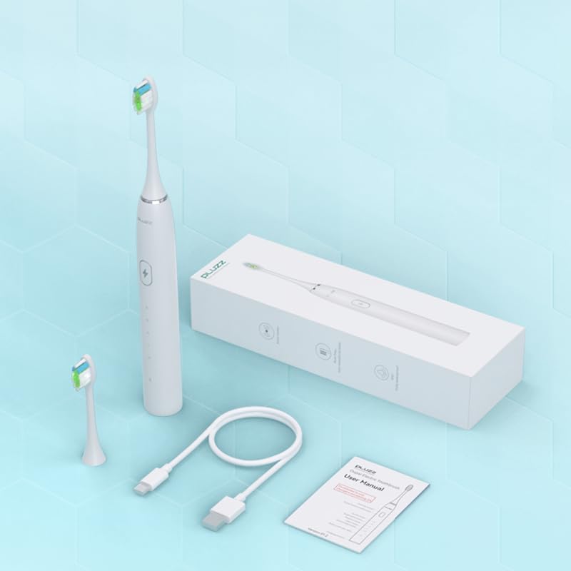 Pluzz Smart Sonic Elektrikli Şarjlı Diş Fırçası 180 Gün Şarj Süresi (LACİVERT)