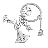 Ambiance Festive Personnalisée: Le design détaillé du porte-clés chapeau de sorcière crée une atmosphère d’Halloween authentique, parfait pour les fêtes saisonnières ou comme cadeau thématique pour vos proches