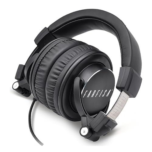 Farfisa | Cuffie Professionali Cablate, Cuscinetti Ipoallergenici, Struttura In Alluminio Anodizzato, Isolamento Acustico Passivo Di 32 Db - 2