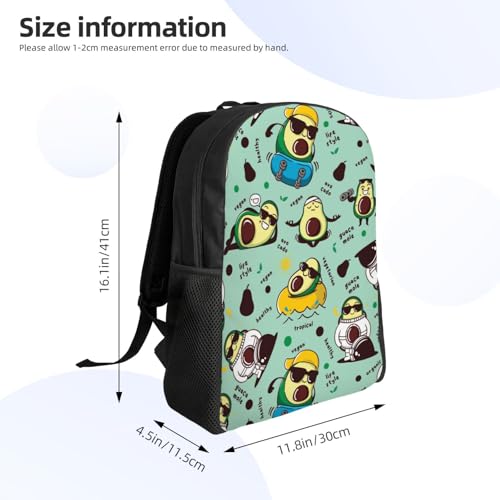 Avocado Backpack Simple Leisure Travel Backpack Outgoing Daypack 16 inch3
