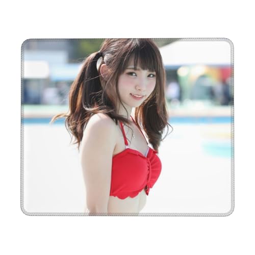 事務用品、えなこ2 マウスパッド 水洗い 滑り止め 耐久性が 多機能 おしゃれオフィスマウスパッド