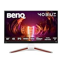 BenQ MOBIUZ EX3210U Monitor 4K Gaming (32 pollici, IPS, 144 Hz, 1ms, HDR 600, HDMI 2.1, VRR...