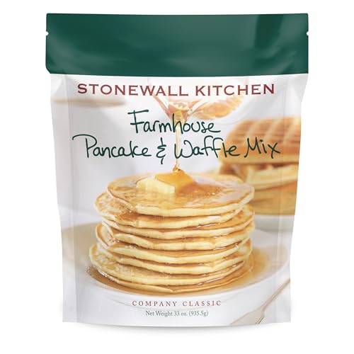 Stonewall Kitchen Farmhouse Pancake & Waffle Mix, 33 oz Stand Up ...
