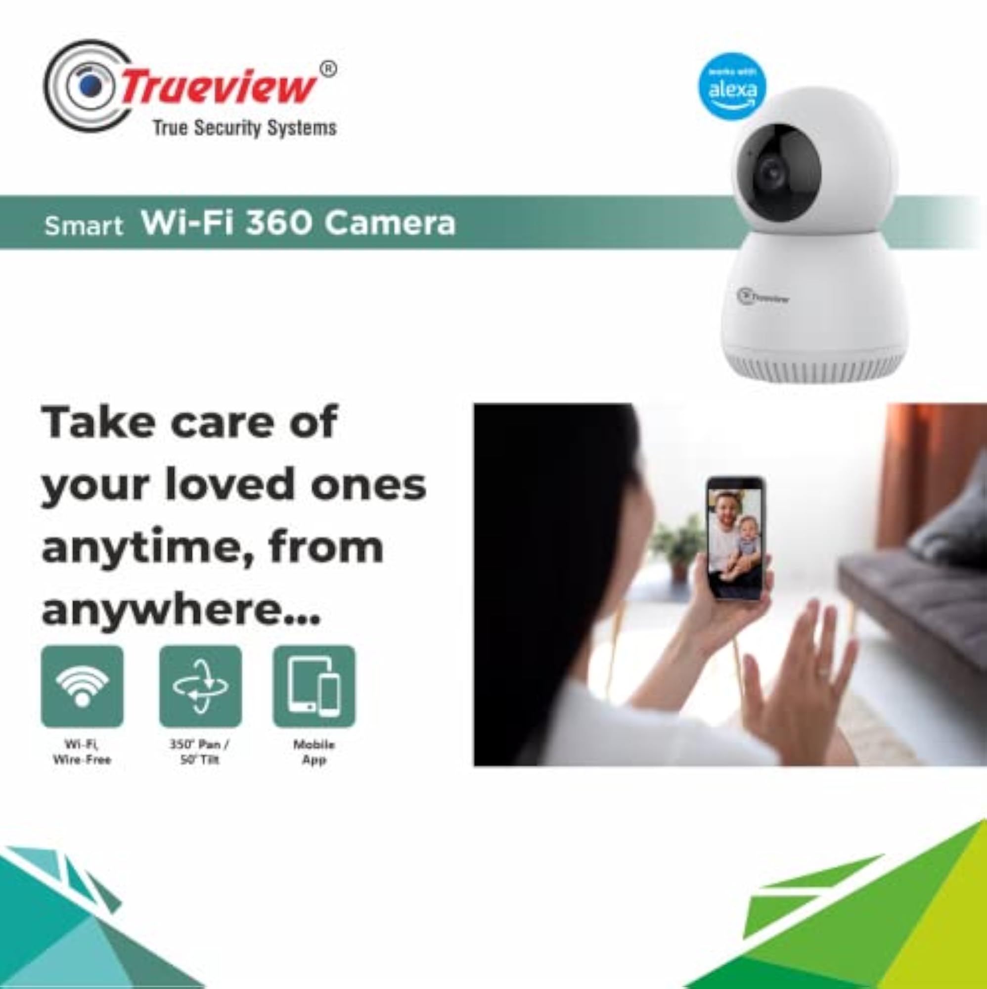 3MP WiFi Robot Security Camera with Night Vision