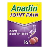 Anadin Joint Pain Relief Tablets, Ibuprofen Tablets - Pack of 16