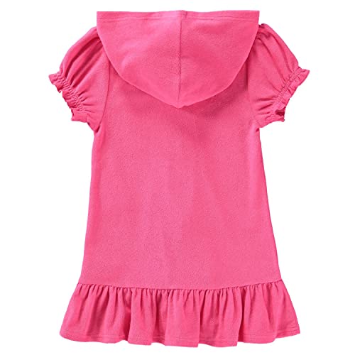 Pink Lemonade Girls' Hooded Zip-Up Swim Beach Terry Swimsuit Cover Up3