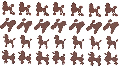 Poodle Dog Collections puppy (Poodle Poodle Dog Stickers D.Brown)