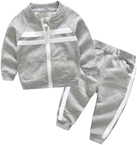 DAIMIDY Boys Girls 2 Pieces Sweatsuit, 18 Months-13 Years