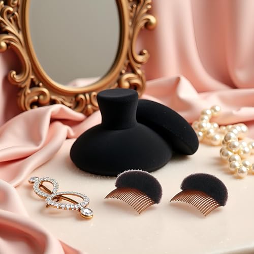 2 accesorios para peinar cabello mujer espuma suave miniatura 2