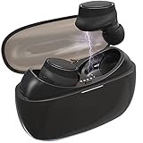 ENKLEN Active Noise Cancelling Wired in-Ear Earbuds with MEMS Microphone, 3.5mm Jack ANC Stereo Earphone for Android & iPhone iPad, 20 Hours Play Time
