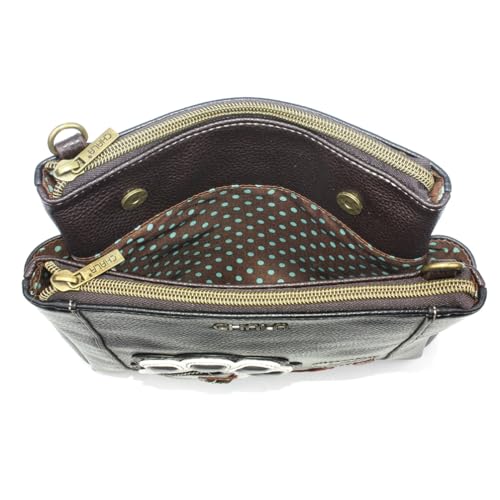 Image of CHALA Merry Messenger RFID Protected Women Faux Leather Shoulder Purse with Adjustable Crossbody Strap | RFID Protected