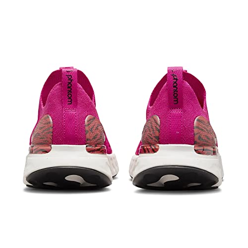 Nike React Phantom Run Fk 2 Womens Shoes (Pink Prime/Phantom/Habanero Red/Black, Us_Footwear_Size_System, Adult, Women, Numeric, Medium, Numeric_7) #TOP3