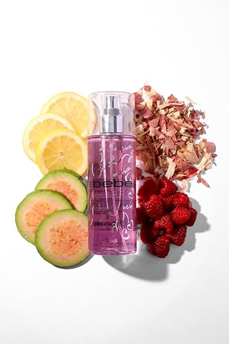 Image of Bebe Sheer Body Mist - Body Spray for Women - Sensual and Flirtatious Women's Fragrance with Citrus Cocktail, Pink Peony, and Sandalwood Notes - 8.4 oz Pack of 2