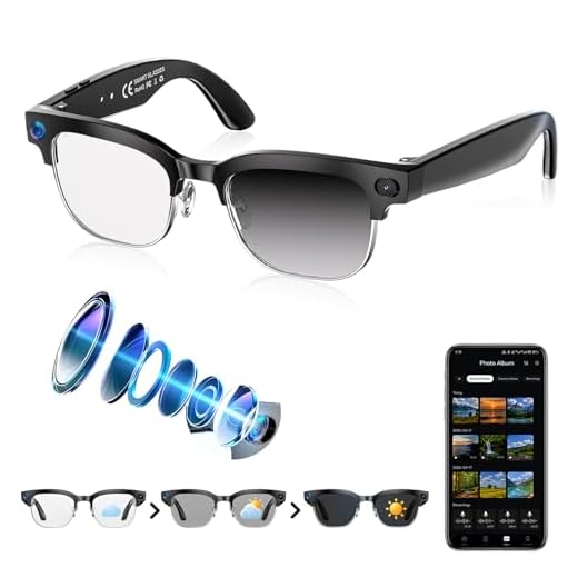 SGUKZF Smart Glasses with 4K Camera