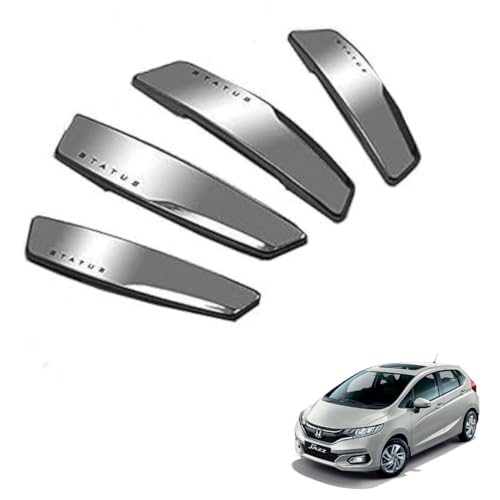 Image of Autokaar Status Car Door Edge Guard Scratch Protector Silver Universal for Honda Elevate /Amaze /City /Jazz /Brio /Mobilio /BRV /WRV /Civic