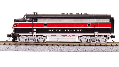 Broadway Limited 7769 EMD F7A, Crip 115, Red/Black w/Aluminum Trucks, Paragon4 Sound/DC/DCC, N Scale