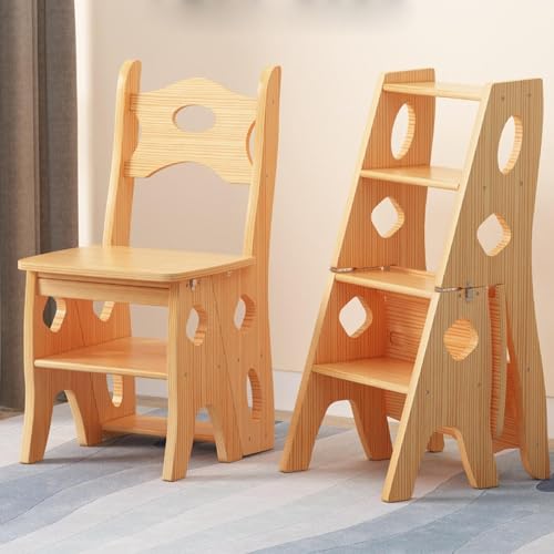 Étagère échelle pliante pour optimiser le rangement des petits espaces