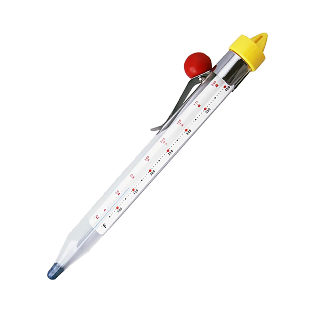 GRIRIW Thermometer for Cooking Syrup Thermometer Clip Safe for Baking Kitchen Use