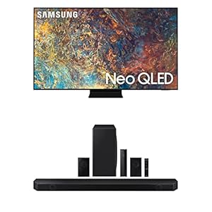 SAMSUNG 98-Inch Class Neo QLED QN90A Series – 4K UHD Quantum HDR 64x Smart TV with Alexa Built-in (QN98QN90AAFXZA, 2021 Model) w/HW-Q910B 9.1.2 ch Soundbar w/Dolby Audio 2022