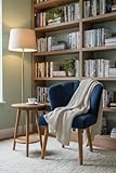 Melhor Cadeira para Mesa de Jantar: Top 10 Melhores em 2025 11 Cadeira Pétala Azul Marinho Veludo, Design Moderno, Pés em Madeira, Formato Concha, Sem Braços, Versátil para Sala de Estar, Quarto, Penteadeira e Closet