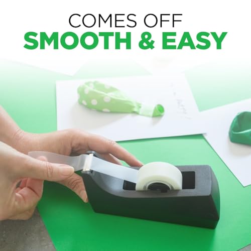 Scotch C-38 Desktop Tape Dispenser, Black, 1-Inch Core, Weighted Non-Skid Base - image 4