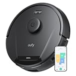 eufy L60 Robot Vacuum Cleaner, Ultra Strong 5,000 Pa Suction to Remove Hair, Dust, iPath Laser Navigation, For Deep Floor Cleaning, Ideal for Pet Hair and Hard Floors