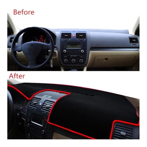 Tapis de protection tableau de bord VW Jetta A5 2006-2011 RHD - 6