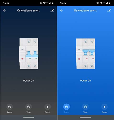Protección de control 2 x 16 A ZigBee TUYA Medición de Energía