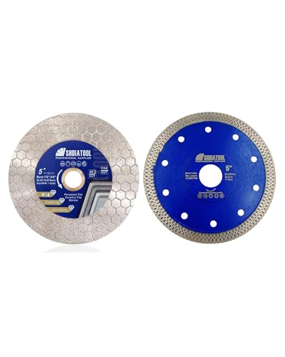 Lame de scie diamantée SHDIATOOL 125mm pour découpe précise de carrelage et béton