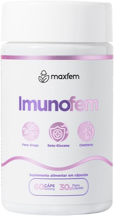 Imunofem, Suplemento Natural para Saúde Íntima Feminina, Auxílio da Candidíase