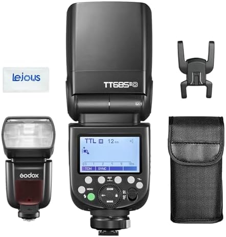 Godox TT685II-O TTL 2.4G Wireless Flash Speedlite, High-Speed Sync Compatible for Panasonic Lumix G9 GH5 S5 FZ300 FZ80 Olympus E-M1 EM10 OMD-5 E-P15 E-PL8