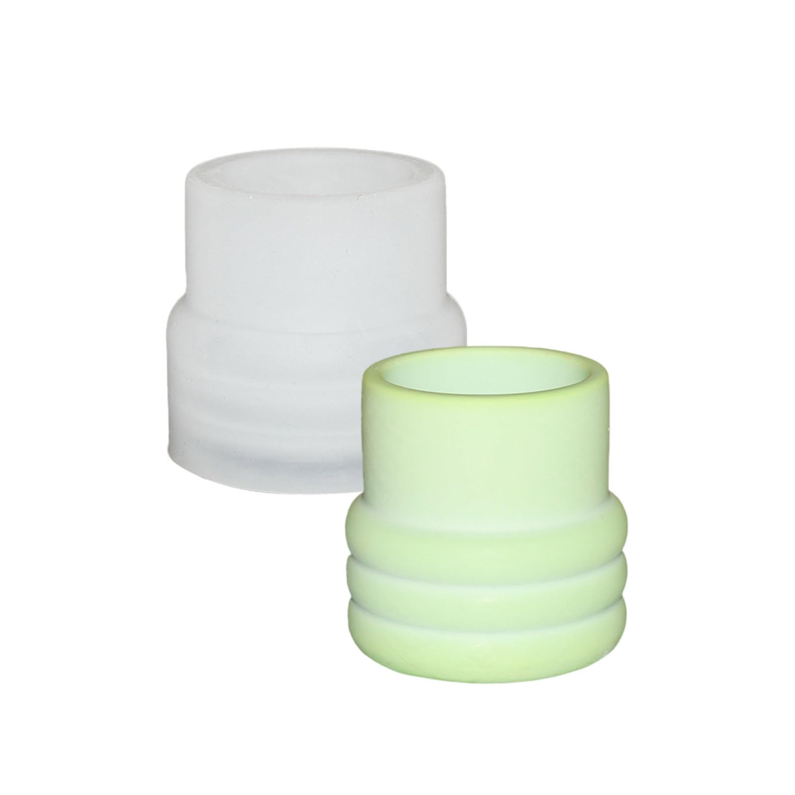 NEWFT Handcraft Cylinder Shaped Vase with Sturdy Silicone Mould Craft Supplies Accessory for Resin and Clay Home Decoration