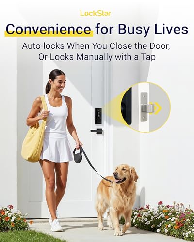 Smart Biometric Front Door Lock with Camera