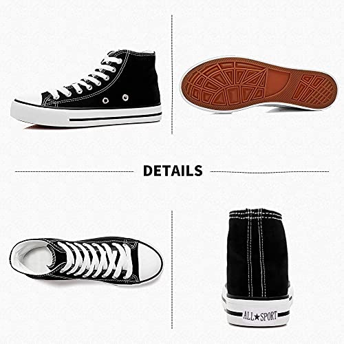 Image of Long High Top Canvas Men Sneakers