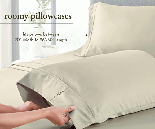 California Design Den 100% Cotton Pillowcases, Pillow Case Set Of 2, Fits Standard & Queen Pillows, Luxury 400 Thread Count Sateen Pillowcases, Match With Our 400 Thread Count Sheets (Taupe) #TOP3