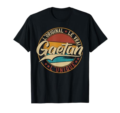 Photo de Gaetan L'Original Le Vrai L'Unique Hommes & Garçons T-Shirt