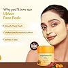 MAMAEARTH Ubtan Face Pack with Turmeric & Saffron | Restores Natural Glow & Makes Skin Soft & Supple | 3.5 Oz (100g)