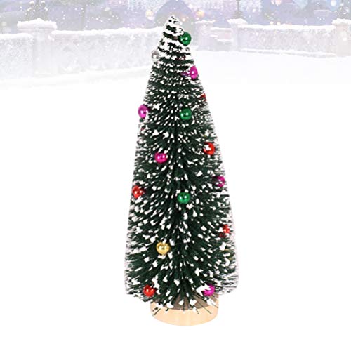 Mini árvore de Natal SOIMISS pequena árvore de Natal artificial com sino de Natal decoração de festa