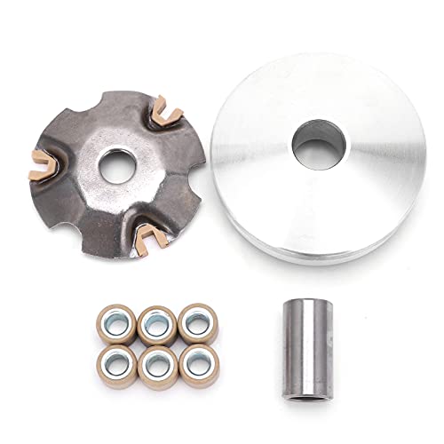 Fydun Conjunto de variador completo Rueda motriz de rodillo Accesorios para scooter Reemplazo para scooter GY6 139QMA 139QMB