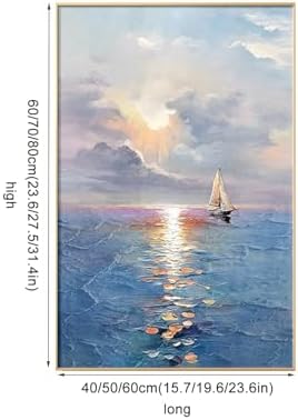 Decorative Fuse Cabinet Breaker Box Cover - Electric Panel Hiding Panels for Indoor/Outdoor Use, Wall-Mounted Electric Cover (Blue2, 60x80cm/23.6x31.4in)