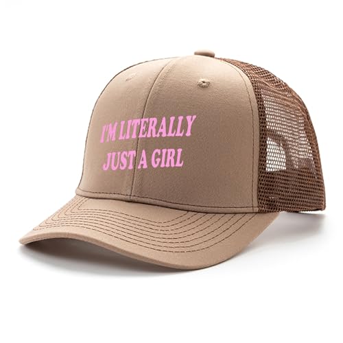 I'm literallys just a girlsWomens Running Hat Fashionable Hats for Women's Light Weight Caps Sun Hats2