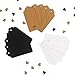 SallyFashion 180 PCS Kraft Paper Tags，Colored Gift Tags Kraft Paper Tags with Twine Paper Tags for Gifts Blank Tags DIY Crafts Arts and Crafts Wedding Birthday Holiday(3.5