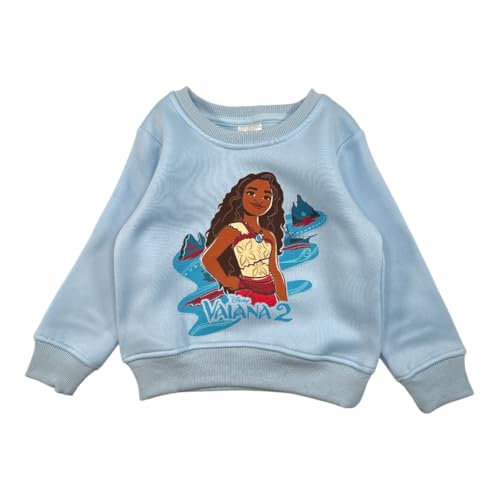 Sweat Vaiana Disney vêtement enfant pull imprimé rose
