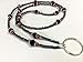 Handmade Beaded ID Badge Holder, Eyeglass Necklace for Women