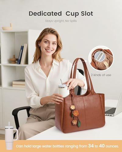 LOVEVOOK Vintage Cup Holder Bag